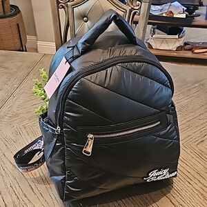 Black large puffy Juicy Couture backpack NWT Snowbunny